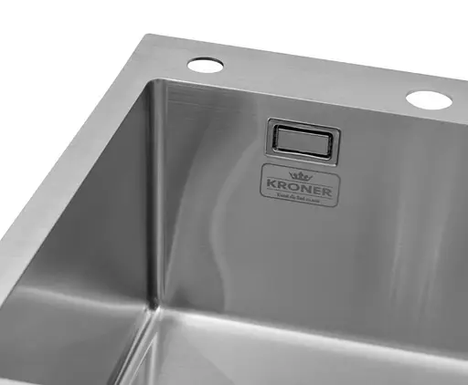 Кухонная мойка Kroner KRP Gebürstet - 7849LHM (3,0/1,0 мм) (CV025275) - фото 5