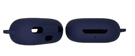 Чохол-накладка DK Silicone Candy Friendly з карабіном для Oppo Enco W11/W12 (dark blue) - фото 2