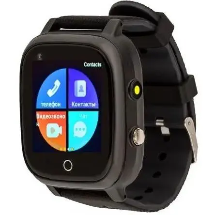 Детские смарт-часы Amigo GO005 4G WIFI Thermometer черные - фото 1