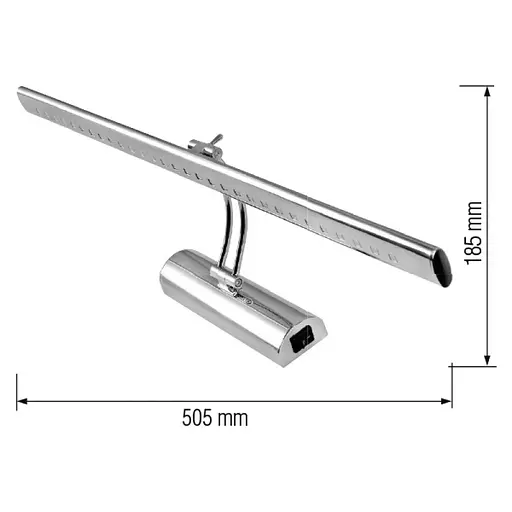 Подсветка картин и зеркал Flamingo-6 6W Horoz Electric хром - фото 2