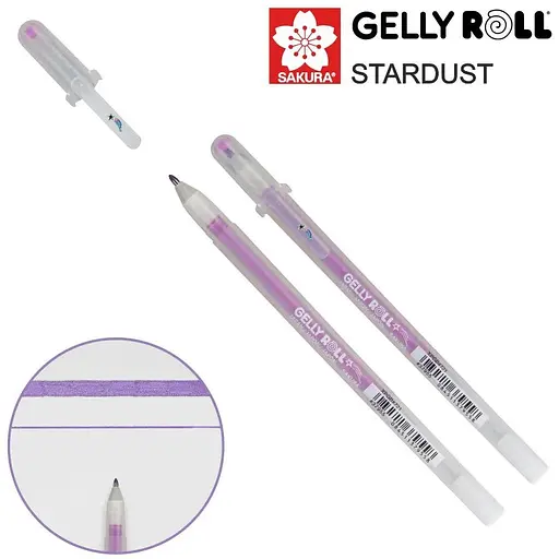 Ручка гелевая Sakura Stardust Gelly Roll Розовый - фото 2