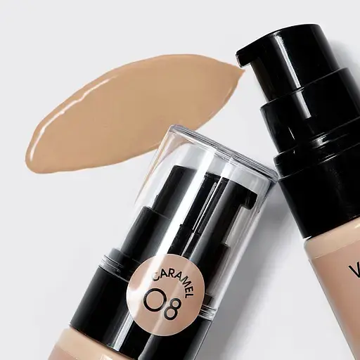 Тональний крем Vivienne Sabo Cabaret Premiere Artistic Foundation зі сценічним ефектом відтінок 08 (Caramel) 25 мл - фото 4