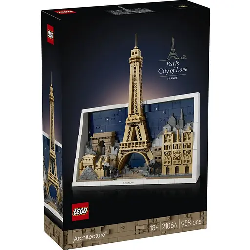 Конструктор LEGO Architecture​ Париж - місто кохання 958 деталей (21064)