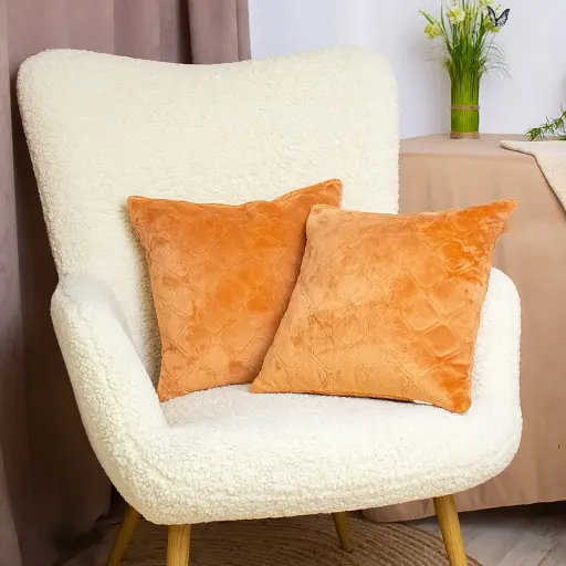 Подушка декоративна ТЕП Velour Темно-кофейний 50 x 70 см (3-00435_29236) - фото 4