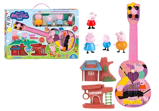 Ігровий набір Свинка Пеппа лісовий будиночок з гітарою та фігурками (618-4) - фото 3