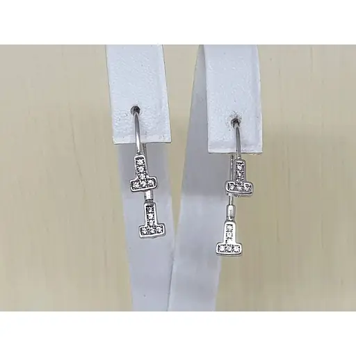 Срібні сережки Срібний рай 64907 - фото 2