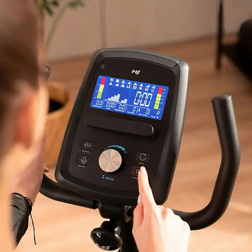 Горизонтальний велотренажер Hop-Sport HS-120L Ravel чорний - фото 7