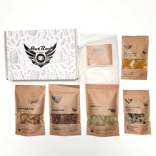 Подарунковий набір для настоянок Hot Rod Distiller Сила природи