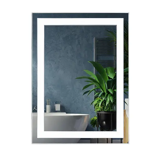 Зеркало Unio MRR-01 SQR-AA-H 700 x 800 mm Led FL с подогревом 000027269 - фото 1