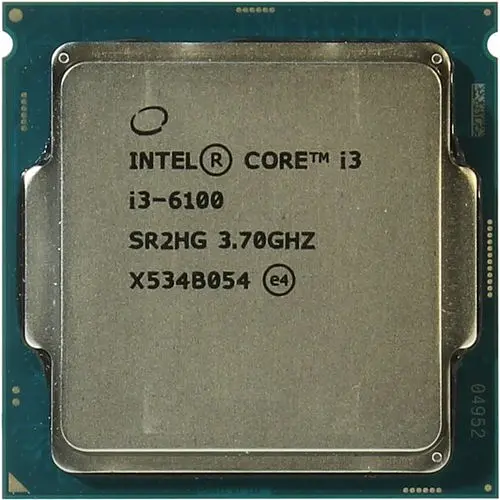 Процессор Intel Core i3 6100 (CM8066201927202) (Socket 1151, 4T, 3.7 ГГц, Tray) Б/у - фото 1