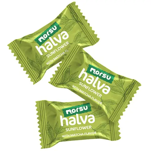 Халва подсолнечная Norsu со вкусом зеленого чая Матча 1.1 кг