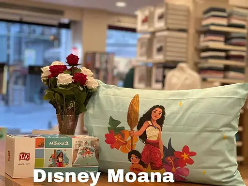 Підлітковий комплект Disney Moana Ранфорс / простирадло на резинці Tac pbe0051163 - фото 2