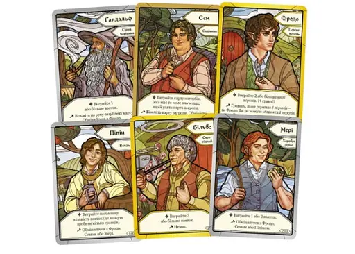 Настільна гра Geekach Games Братство Персня. Карткова гра (The Fellowship of the Ring The Trick Taking Game) (укр.) (GKCH224fs) - фото 5