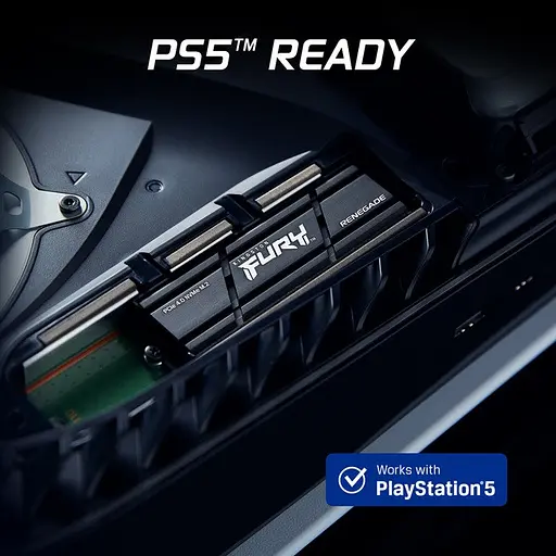 SSD накопитель M.2 Kingston FURY Renegade with Heatsink 1 TB 2280 NVMe - фото 6