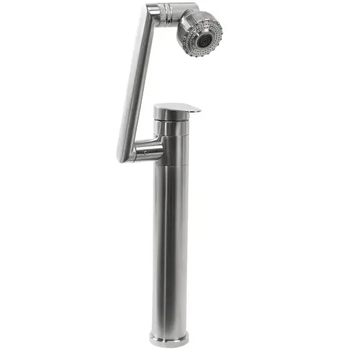 Змішувач для умивальника Rea Paco nikiel brushed високий REA-B0537 Никель - фото 7