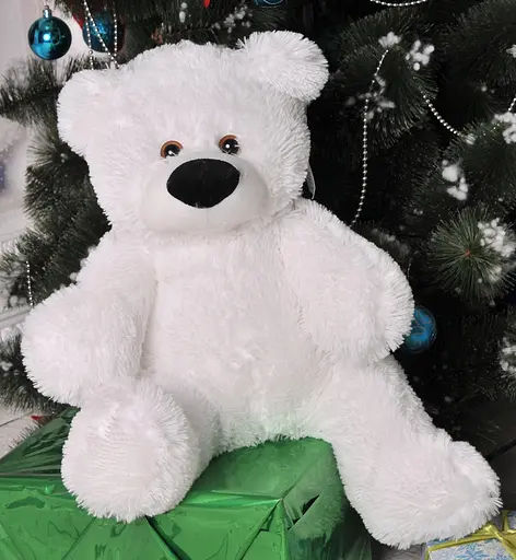 Ведмедик Бублик Alina 45 см білий - фото 5