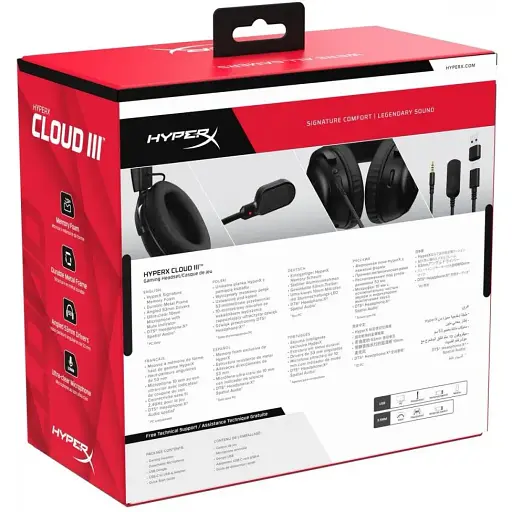 Навушники з мікрофоном HyperX Cloud III Black (727A8AA) - фото 7