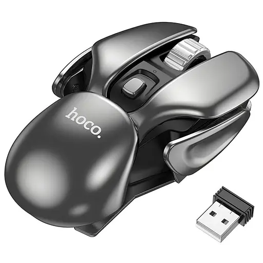 Игровая мышь Hoco DI43 Silent Click 2.4G Black - фото 4