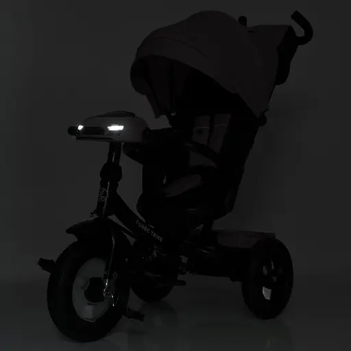 Велосипед трехколесный MT 1007-13 Turbo Trike крепкая стальная рама поворотное сиденье (360°) - фото 8