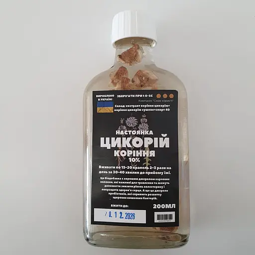 Настоянка на корінні цикорію 200 мл - фото 1