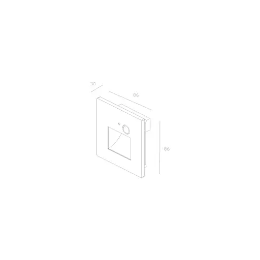 Настенный светильник Skarlat RWLB180 1W WH 3000K - фото 2