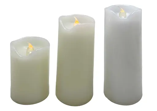 Свічка світлодіодна воскова фігурна, 5 см ZF-028