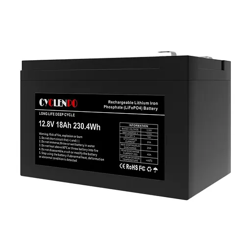 Аккумуляторная батарея литий-железо-фосфатная 12.8В 18Ач Cyclen 12.8V 18AH LiFePo4 (44-00077) - фото 4