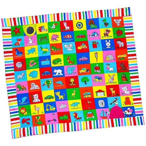 Коврик для игры и развития "Мой мир" Magdum МС 090601-09, 92х84 см - фото 1