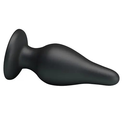 Анальна пробка Pretty Love Sturdy Silicone Anal Plug 15.4 см (чорний) - фото 3