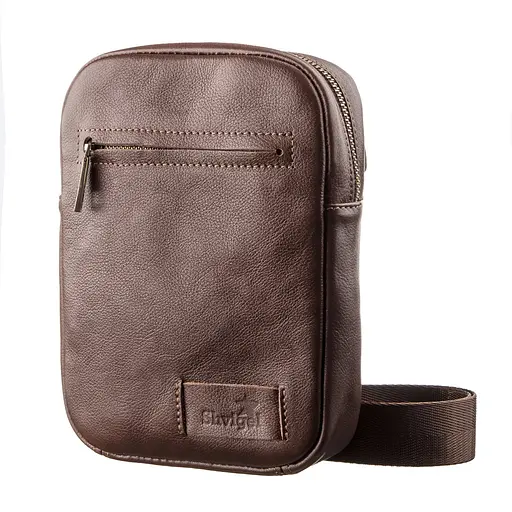 Сумка кожаная мужская SHVIGEL 19,5х14,5х4 см sum0012786 - фото 1