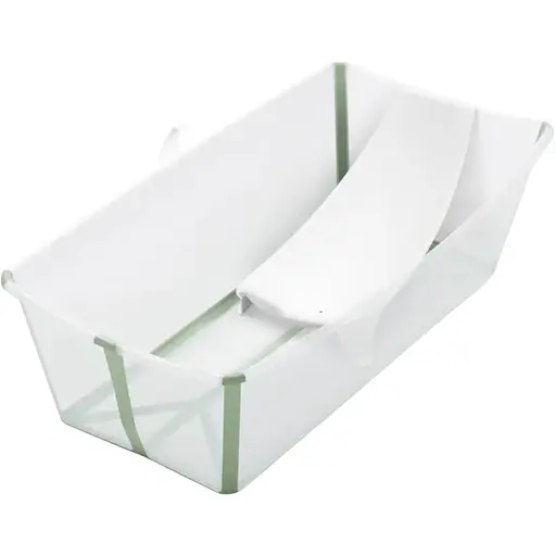 Набір Stokke Flexi Bath: ванночка складна та адаптер зелений (531508)