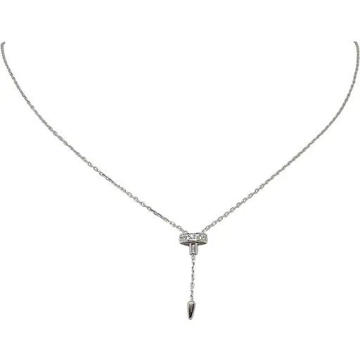 Золотое колье Favoritum с фианитами. 811661_2Б