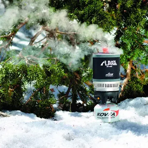 Система приготування їжі Kovea Alpine Pot Wide KB-0703W (газовий пальник + каструля) - фото 8