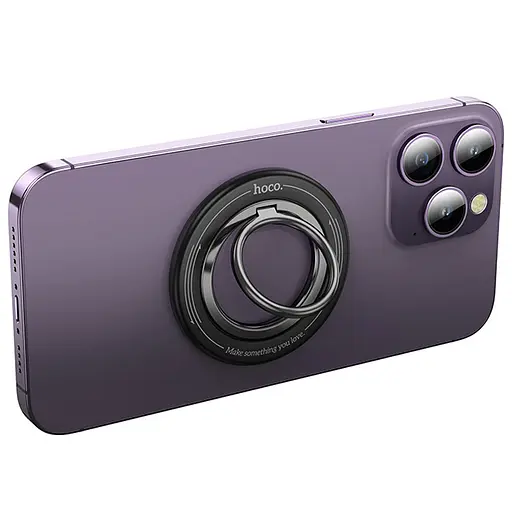 Магнітний тримач для телефону Hoco GH3 Enjoy Black - фото 6