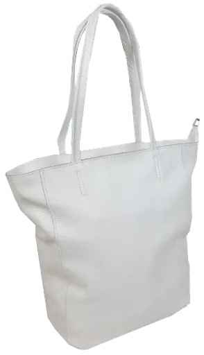 Женская сумка из натуральной кожи Borsacomoda белая sum0028732 - фото 2