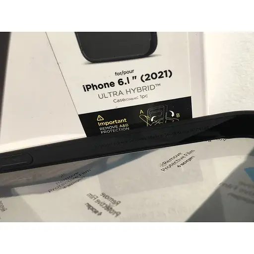 Оригінальний протиударний чохол Spigen Ultra Hybrid для iPhone 13 Pro (6.1") Matte Black (ACS03262) - фото 6