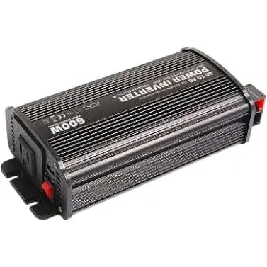 Инвертор напряжения Carspa-600-122 (600Вт), 12/220V, approximated, 1Shuko, USB, клеммы, Box Q15