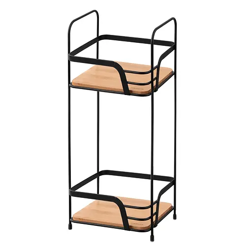 Полка Ardesto Minimalism 2-ярусная черная 16 х 15.5 х 40 см (ARHK4502BB)