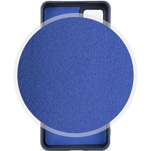 Чохол Silicone Cover Lakshmi Full Camera (AAA) для Xiaomi Redmi Note 11 Pro 4G/5G / 12 Pro 4G Темно-синій / Midnight blue - фото 3