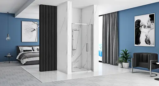 Дешевые двери Rea Rapid Swing 100 хром REA-K5607 - фото 2