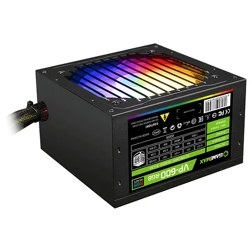 Блок питания GameMax VP-600-RGB 600W