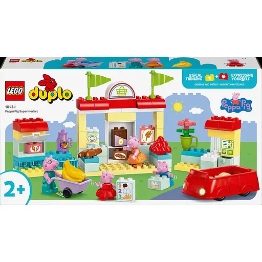 Уцінка. Конструктор LEGO DUPLO Супермаркет Пеппи 70 деталей (10434)
