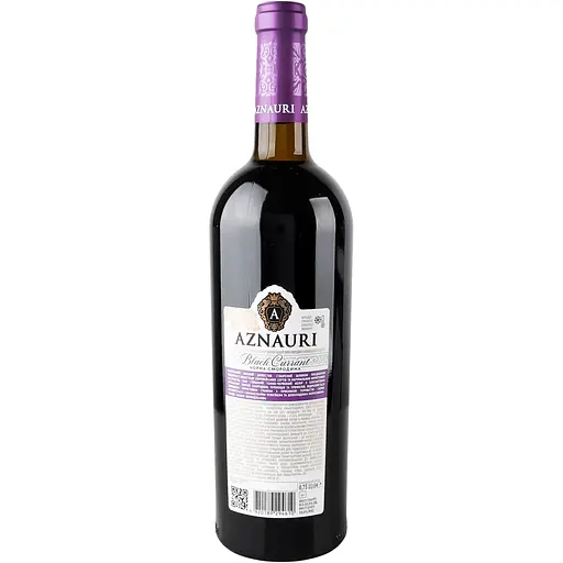 Вино Aznauri Black Currant чорна смородина червоне напівсолодке 0.75 л - фото 2