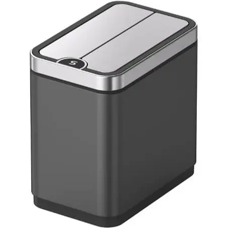 Мусорное ведро сенсорное прямоугольное Koer TC-020112-07 12 л графит (KR5583)  - фото 1