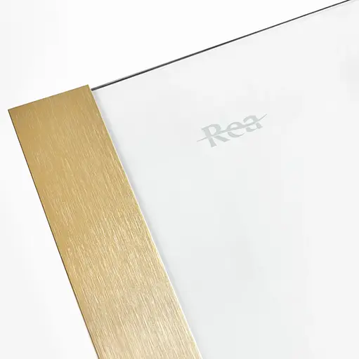 Душова кабіна Rea Montana 90x90 brashed gold REA-K6636, Універсальна, прозорий, золотий - фото 5