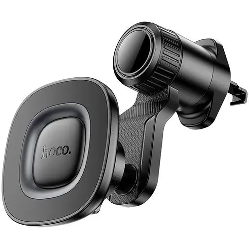 Холдер Hoco H74 Crown ring magnetic car holderair outlet Черный - фото 1