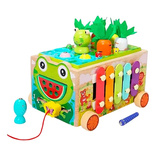 Деревянный развивающий центр MD 0729 развитие моторики, логики, концентрация