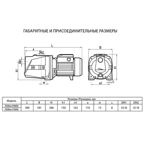 Відцентровий насос Rudes JSWm 15MX - фото 3