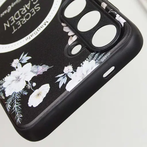 TPU+PC чехол Epik Secret Garden with MagFit для Samsung Galaxy S23 FE Black - фото 7