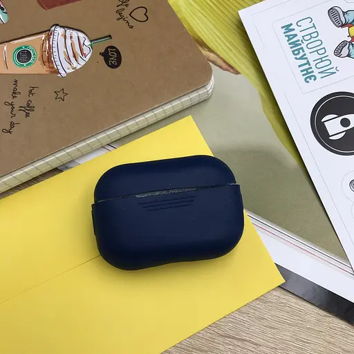 Чохол для навушників MAKE Apple AirPods Pro Silicone Blue - фото 3